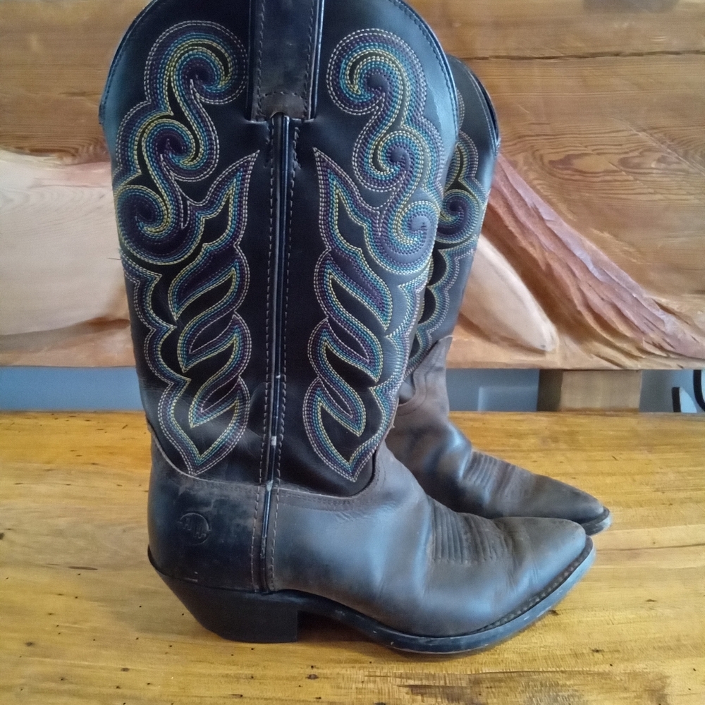 Double H Men's Size 6.5 Style 3211 Dress Brown Leather Western Cowboy Boots